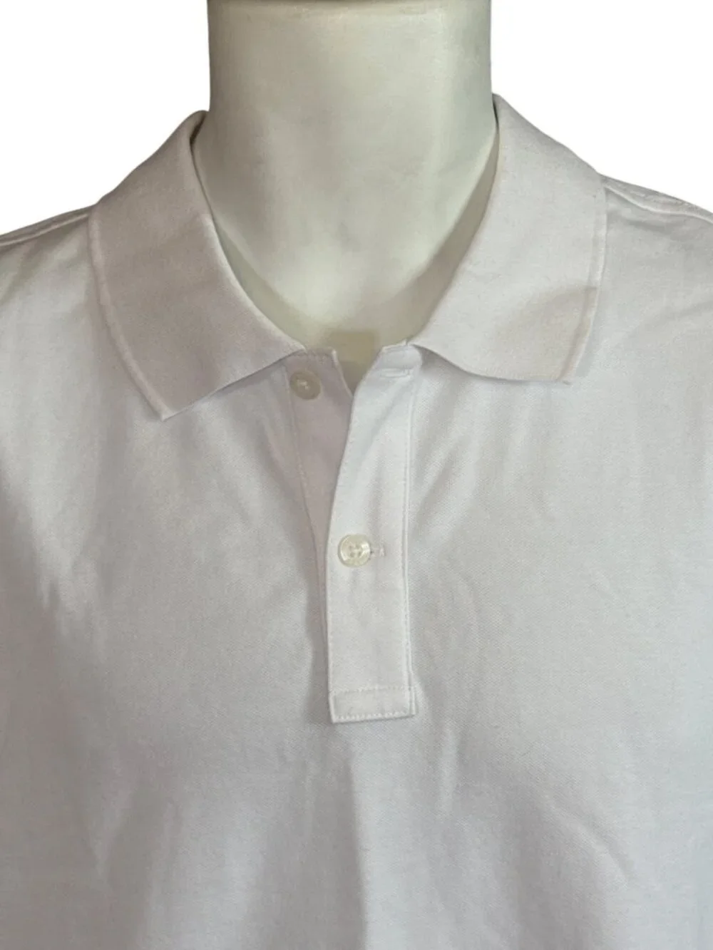 J Crew Mens Flex Pique Polo Shirt~Size Medium~White Classic Fit NWD L10 12